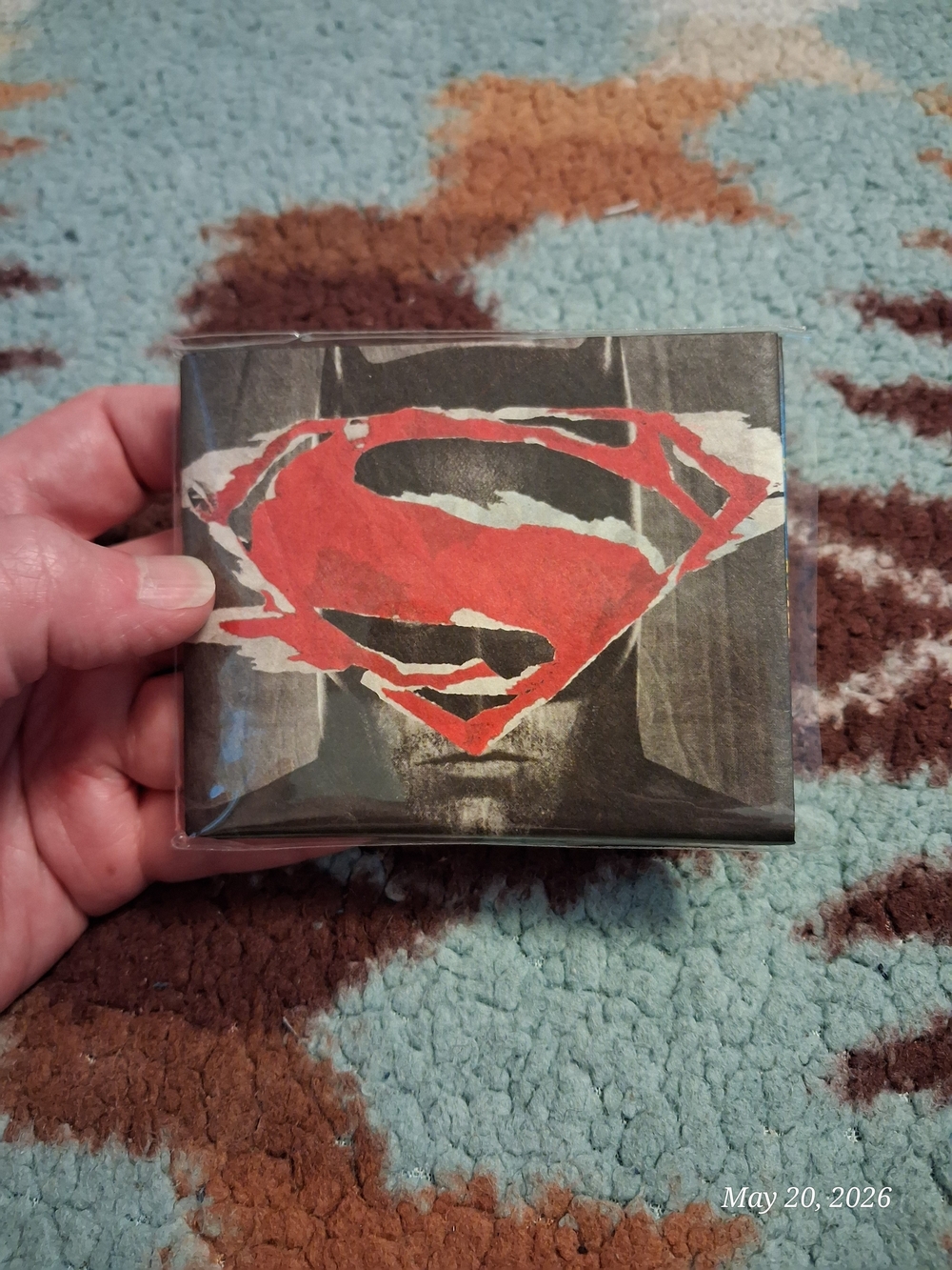 DC Comics Superman Red & Black Wallet